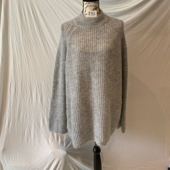 COS Sweaters - NWT-COS gray high-neck long sweater
